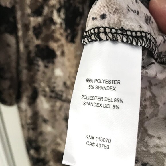 NWT Nina Leonard Swing Dress Long Sleeve V Neck Size XL - Picture 5 of 8